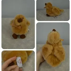 Gund | Toys | Gund Fat Bird Plush Stuffed Animal Toy Tan  Gund Fat Bird Plush Stuffed Animal Toy Tan Brown Bow 48799 main image 0